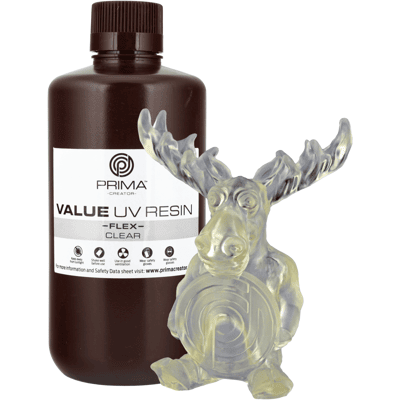 Primacreator Value Flex Uv Resin - 1 Kg - Clear Primacreator Value Flex Uv Resin - 1 Kg - Clear