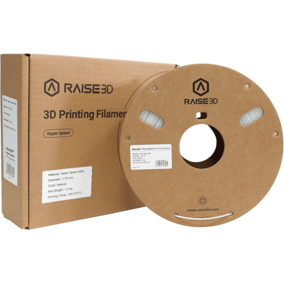 Raise3D Hyper Speed ABS Natural 3D filament - 1,75mm - 1kg Raise3D Hyper Speed ABS Natural 3D filament - 1,75mm - 1kg