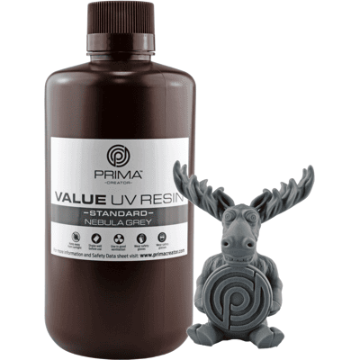 Primacreator Value Uv / Dlp Resin - 1 Kg - Nebula Grey Primacreator Value Uv / Dlp Resin - 1 Kg - Nebula Grey