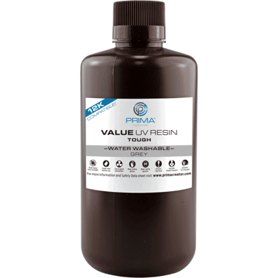 Primacreator Value Tough (abs Like) Water Washable Uv Resin - 1kg Primacreator Value Tough (abs Like) Water Washable Uv Resin - 1kg