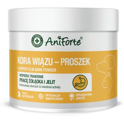 Proszek z kory olmo AniForte dla psów i kotów - Suplement Proszek z kory olmo AniForte dla psów i kotów - Suplement