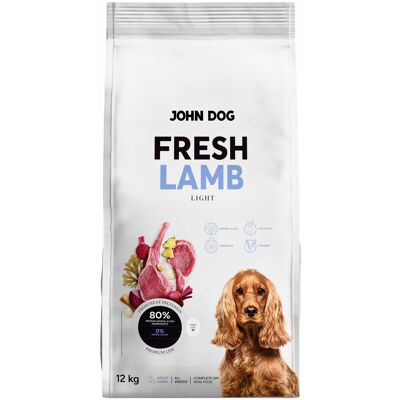 JOHN DOG Fresh Jagnięcina - sucha karma dla psa - 12kg JOHN DOG Fresh Jagnięcina - sucha karma dla psa - 12kg