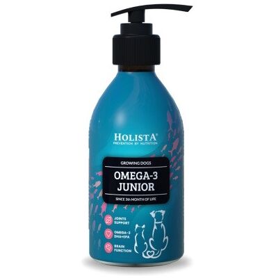 HOLISTA Olej Omega-3 Junior - suplementy dla psa i kota - 200ml HOLISTA Olej Omega-3 Junior - suplementy dla psa i kota - 200ml