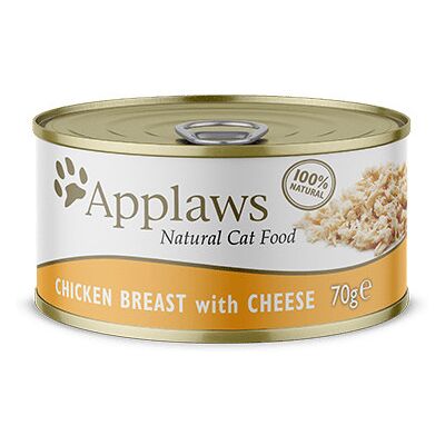 APPLAWS Pierś z kurczaka z serem - mokra karma dla kota - 12x70g APPLAWS Pierś z kurczaka z serem - mokra karma dla kota - 12x70g