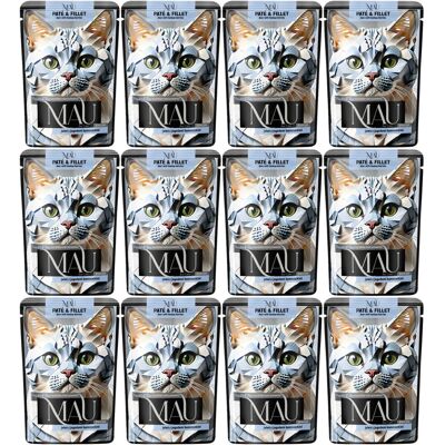 Dolina Noteci MAU Pasztet i Filet Sterilised Jeleń z jagodami kamczackimi - mokra karma dla kota - 12x85g Dolina Noteci MAU Pasztet i Filet Sterilised Jeleń z jagodami kamczackimi - mokra karma dla kota - 12x85g