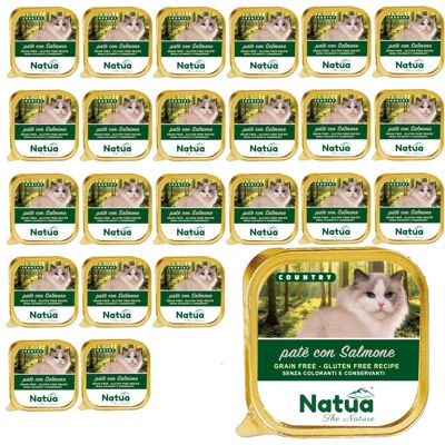 NATUA Country Łosoś - mokra karma dla kota - 24x100g NATUA Country Łosoś - mokra karma dla kota - 24x100g