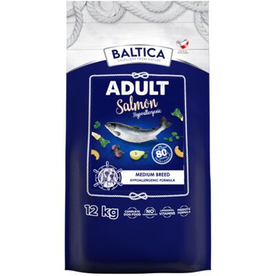 BALTICA Excellent Hypoallergenic Adult Średnie rasy Mono Łosoś - sucha karma dla psa - 12kg BALTICA Excellent Hypoallergenic Adult Średnie rasy Mono Łosoś - sucha karma dla psa - 12kg