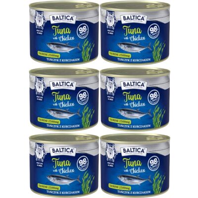 BALTICA Excellent Tuńczyk z kurczakiem - mokra karma dla kota - 6x185g BALTICA Excellent Tuńczyk z kurczakiem - mokra karma dla kota - 6x185g
