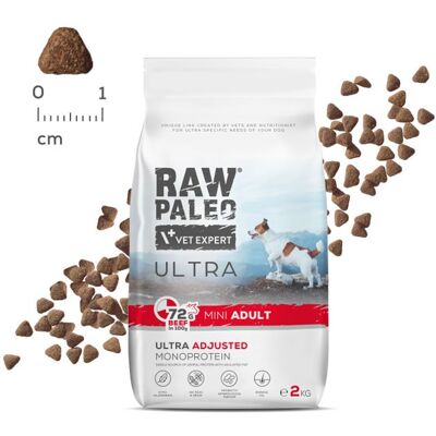RAW PALEO Ultra Wołowina Mini dla Psów Dorosłych RAW PALEO Ultra Wołowina Mini dla Psów Dorosłych
