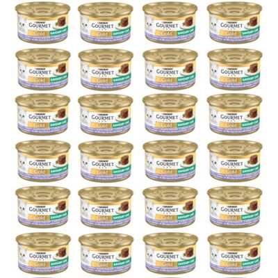 Purina Nestle GOURMET GOLD Savoury Cake jagnięcina i zielona fasola - mokra karma dla kota - 24x85 g Purina Nestle GOURMET GOLD Savoury Cake jagnięcina i zielona fasola - mokra karma dla kota - 24x85 g