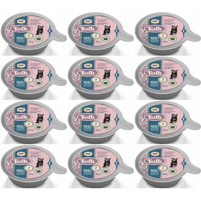 FOLK Kitten Delikatne danie dla malucha z jagnięciny - mokra karma dla kota - 12x85g FOLK Kitten Delikatne danie dla malucha z jagnięciny - mokra karma dla kota - 12x85g
