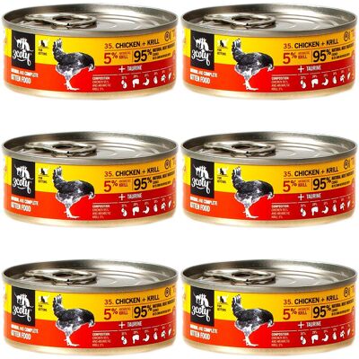 3COTY Kurczak z krylem Dla kociąt - mokra karma dla kota - 6x80g 3COTY Kurczak z krylem Dla kociąt - mokra karma dla kota - 6x80g