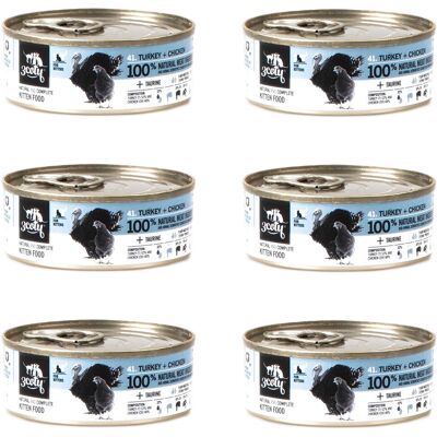 3COTY Indyk z kurczakiem Dla kociąt - mokra karma dla kota - 6x80g 3COTY Indyk z kurczakiem Dla kociąt - mokra karma dla kota - 6x80g