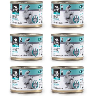 3COTY 53. Kurczak + kaczka Kidney Care - mokra karma dla kota - 6x180g 3COTY 53. Kurczak + kaczka Kidney Care - mokra karma dla kota - 6x180g