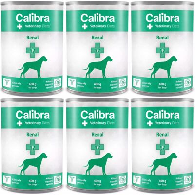 CALIBRA Veterinary Diets Renal Kurczak - mokra karma dla psa - 6x400g CALIBRA Veterinary Diets Renal Kurczak - mokra karma dla psa - 6x400g