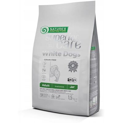 NATURE'S PROTECTION Superior Care White dog Small breeds Insect - sucha karma dla psa - 1,5kg NATURE'S PROTECTION Superior Care White dog Small breeds Insect - sucha karma dla psa - 1,5kg
