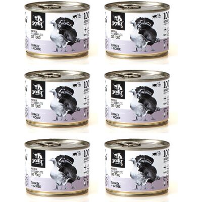 3COTY 24. Indyk z gęsią - mokra karma dla kota - 6x180g 3COTY 24. Indyk z gęsią - mokra karma dla kota - 6x180g