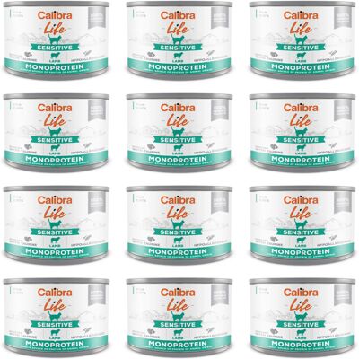 CALIBRA Cat Life Sensitive Lamb - mokra karma dla kota - 12x200g CALIBRA Cat Life Sensitive Lamb - mokra karma dla kota - 12x200g