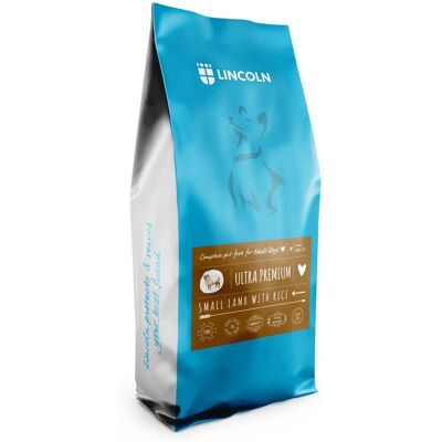 LINCOLN Ultra Premium Małe jagnię z ryżem - 12kg LINCOLN Ultra Premium Małe jagnię z ryżem - 12kg