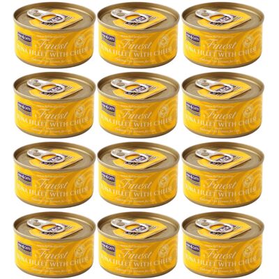 Fish4CAT Tuńczyk i Ser Mokra Karma - 70g Fish4CAT Tuńczyk i Ser Mokra Karma - 70g