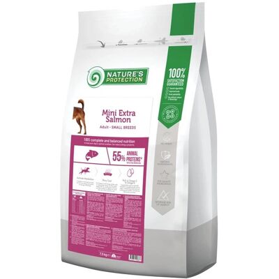 NATURE'S PROTECTION Mini Extra Salmon - sucha karma dla psa - 7,5kg NATURE'S PROTECTION Mini Extra Salmon - sucha karma dla psa - 7,5kg