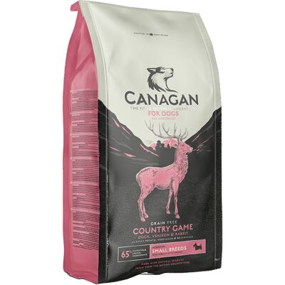 CANAGAN Country Game Kaczka, sarnina i królik Małe rasy - sucha karma dla psa - 2kg CANAGAN Country Game Kaczka, sarnina i królik Małe rasy - sucha karma dla psa - 2kg