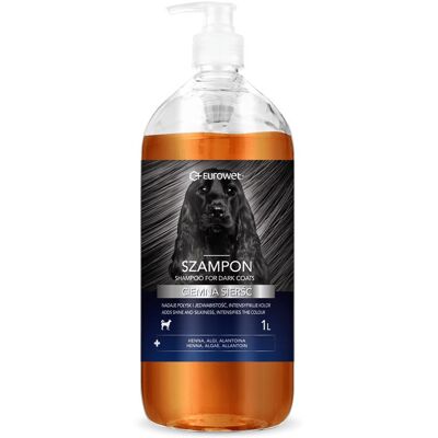 EUROWET Ciemna sierść - szampon dla psa - 1l EUROWET Ciemna sierść - szampon dla psa - 1l