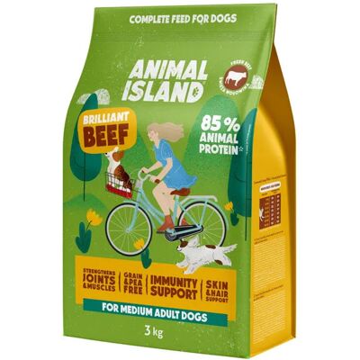 Animal Island - Brilliant Beef - 3kg - Karma dla psów Animal Island - Brilliant Beef - 3kg - Karma dla psów