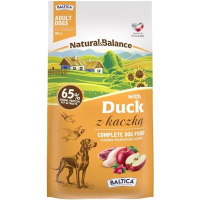 BALTICA Natural & Balance Kaczka M/L – sucha karma dla psa - 3kg BALTICA Natural & Balance Kaczka M/L – sucha karma dla psa - 3kg