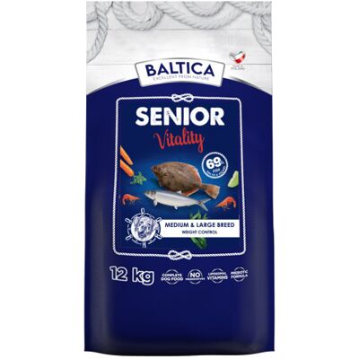 BALTICA Excellent Senior Vitality Mono Ryby bałtyckie Średnie i duże rasy - sucha karma dla psa - 12kg BALTICA Excellent Senior Vitality Mono Ryby bałtyckie Średnie i duże rasy - sucha karma dla psa - 12kg