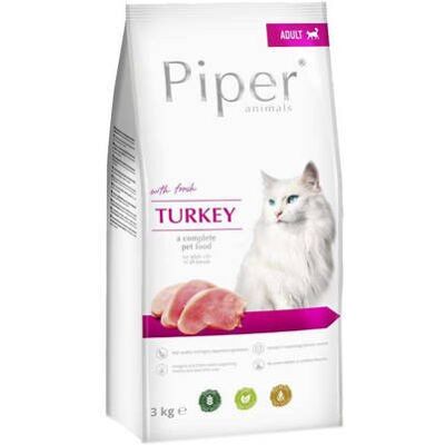 DOLINA NOTECI Piper Animals z indykiem - sucha karma dla kota - 3 kg DOLINA NOTECI Piper Animals z indykiem - sucha karma dla kota - 3 kg