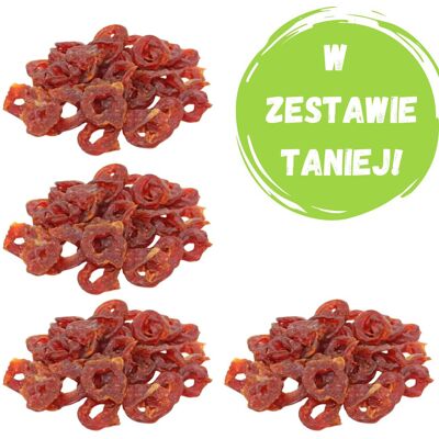 PETITTO Miękkie krążki z kaczki - przysmak dla psa - 4x500g PETITTO Miękkie krążki z kaczki - przysmak dla psa - 4x500g
