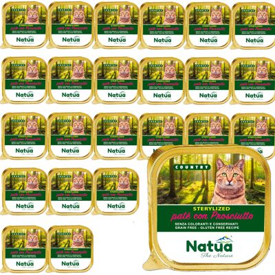 NATUA Country Sterilised Szynka - mokra karma dla kota - 24x100g NATUA Country Sterilised Szynka - mokra karma dla kota - 24x100g