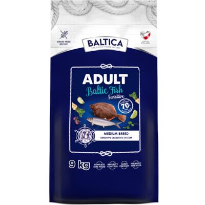 BALTICA Excellent Sensitive Mono Ryby bałtyckie Średnie rasy - sucha karma dla psa - 9kg BALTICA Excellent Sensitive Mono Ryby bałtyckie Średnie rasy - sucha karma dla psa - 9kg