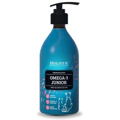 HOLISTA Olej Omega-3 Junior - suplementy dla psa i kota - 400ml HOLISTA Olej Omega-3 Junior - suplementy dla psa i kota - 400ml