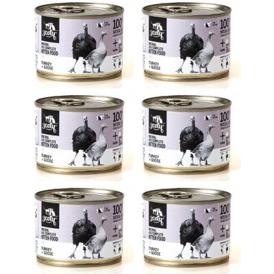 3COTY 47. Indyk i gęś dla kociąt - mokra karma dla kota - 6x180g 3COTY 47. Indyk i gęś dla kociąt - mokra karma dla kota - 6x180g