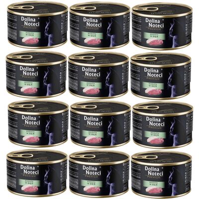 DOLINA NOTECI Premium Bogata w gęś - mokra karma dla kota - 12x185g DOLINA NOTECI Premium Bogata w gęś - mokra karma dla kota - 12x185g