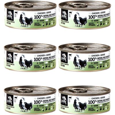 3COTY Kurczak z gęsią - mokra karma dla kota - 6x80g 3COTY Kurczak z gęsią - mokra karma dla kota - 6x80g