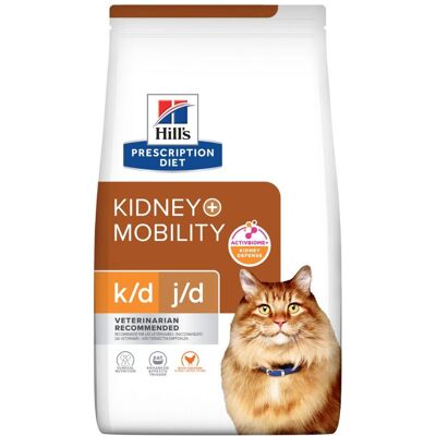 HILL'S PD K/D Kidney + Mobility Chicken - sucha karma dla kota - 3 kg HILL'S PD K/D Kidney + Mobility Chicken - sucha karma dla kota - 3 kg