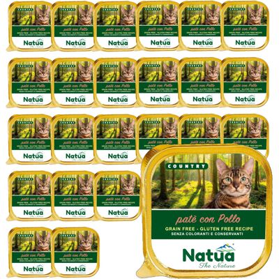 NATUA Country Kurczak - mokra karma dla kota - 24x100g NATUA Country Kurczak - mokra karma dla kota - 24x100g