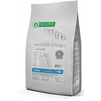 NATURES PROTECTION Małe białe jedzenie dla psów - Aringa 1,5KG NATURES PROTECTION Małe białe jedzenie dla psów - Aringa 1,5KG
