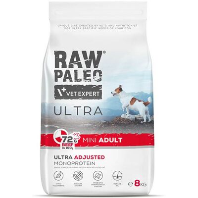 VetExpert Raw Paleo Ultra Wołowina Mini Dla Psów Dorosłych - Karma dla psów VetExpert Raw Paleo Ultra Wołowina Mini Dla Psów Dorosłych - Karma dla psów
