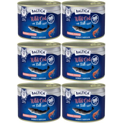 BALTICA Excellent Dorsz z krylem Light - mokra karma dla kota - 6x185g BALTICA Excellent Dorsz z krylem Light - mokra karma dla kota - 6x185g