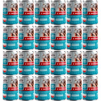 FRENDI z Wołowiną kawałki w delikatnym sosie - mokra karma dla kota - 24x400g FRENDI z Wołowiną kawałki w delikatnym sosie - mokra karma dla kota - 24x400g