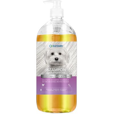 EUROWET Maltańczyk - szampon dla psa - 1l EUROWET Maltańczyk - szampon dla psa - 1l