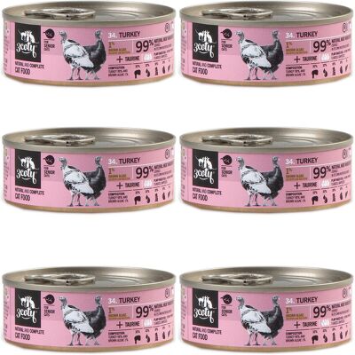 3COTY Indyk Senior - mokra karma dla kota - 6x80g 3COTY Indyk Senior - mokra karma dla kota - 6x80g