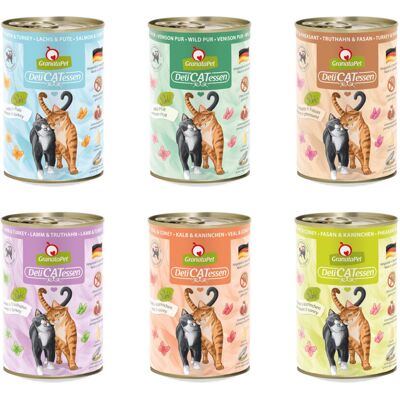 GRANATAPET DeliCATessen MIX 6 SMAKÓW - mokra karma dla kota - 6x400g GRANATAPET DeliCATessen MIX 6 SMAKÓW - mokra karma dla kota - 6x400g