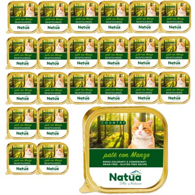NATUA Country Wołowina - mokra karma dla kota - 24x100g NATUA Country Wołowina - mokra karma dla kota - 24x100g