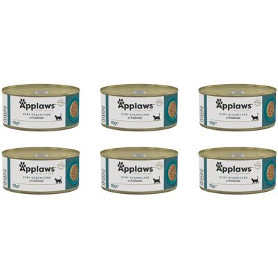 APPLAWS Ocean fish in broth - mokra karma dla kota - 6x156g APPLAWS Ocean fish in broth - mokra karma dla kota - 6x156g