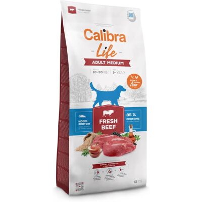 Calibra Dog Life dla średniej wielkości psów z świeżą wołowiną - 12kg Calibra Dog Life dla średniej wielkości psów z świeżą wołowiną - 12kg